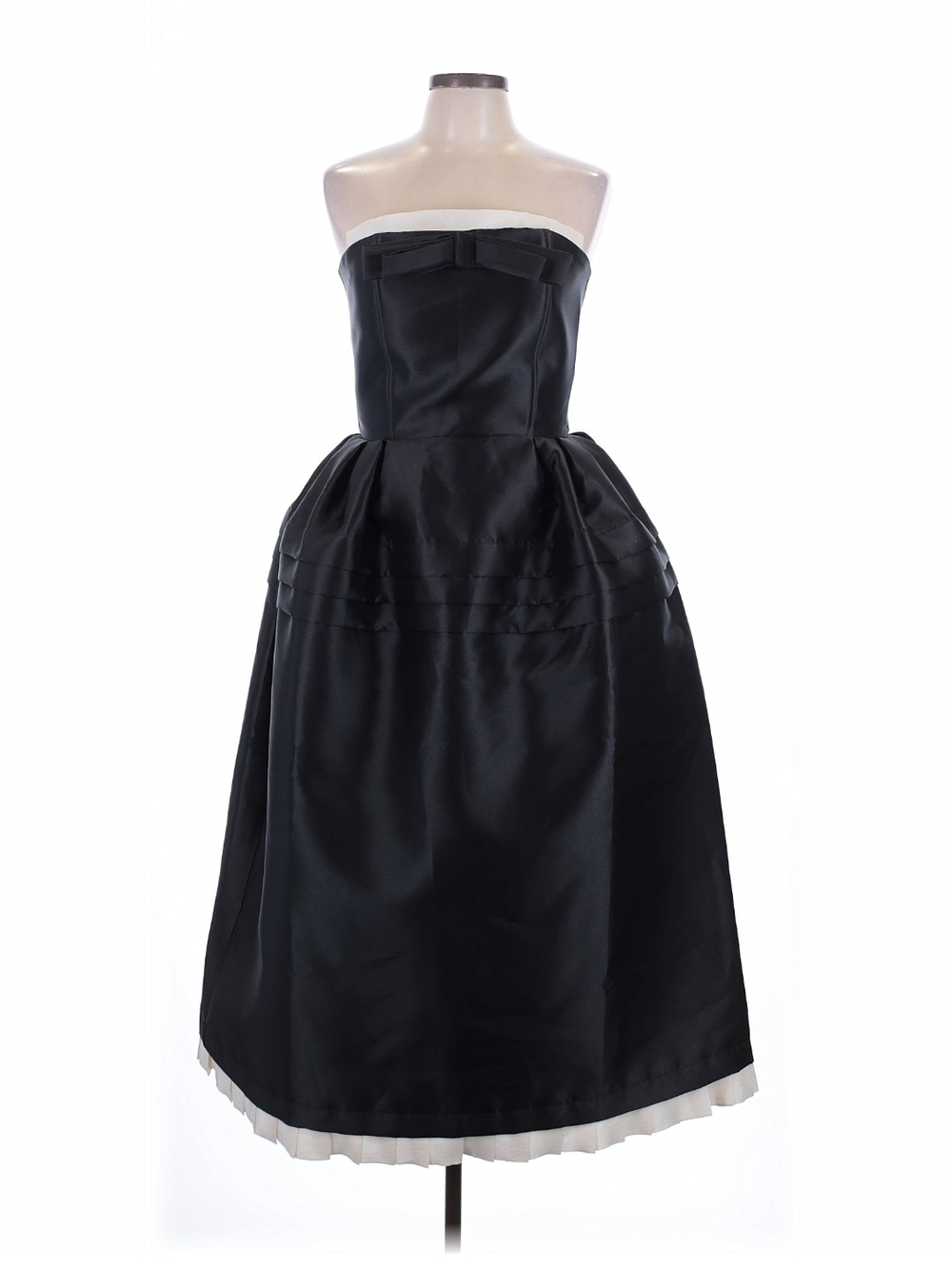 Miss Rosier Felisara Black Bowknot Midi Dress XL NWT